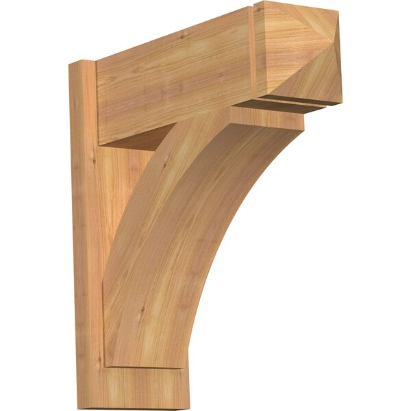 Ekena Millwork Thorton Smooth Arts and Crafts Outlooker, Western Red Cedar, 7 1/2"W x 22"D x 22"H OUT08X22X22THR03SWR - main